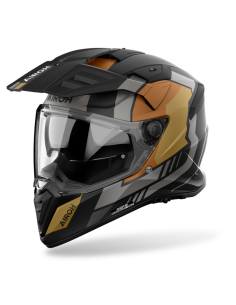 AIROH BANDIT HORN GOLD MATT ADVENTURE MOTO HELMET