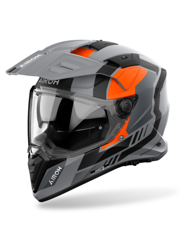 МОТОШЛЕМ ДЛЯ ПРИКЛЮЧЕНИЙ AIROH BANDIT HORN ORANGE MATT