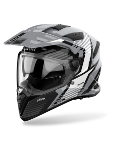 AIROH BANDIT SPICY GREY GLOSS ADVENTURE MOTO HELMET