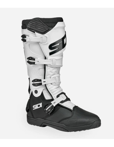 SIDI X POWER SC BLACK/WHITE MOTO SHOES