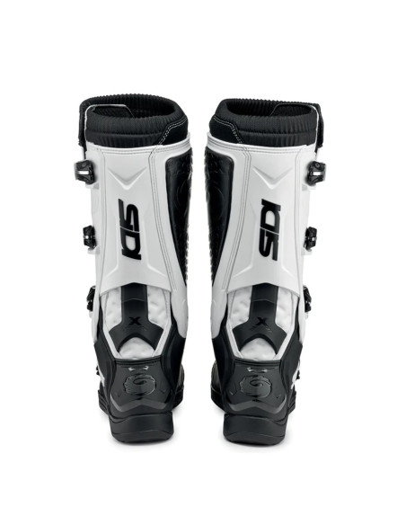 SIDI X POWER SC BLACK/WHITE MOTO SHOES