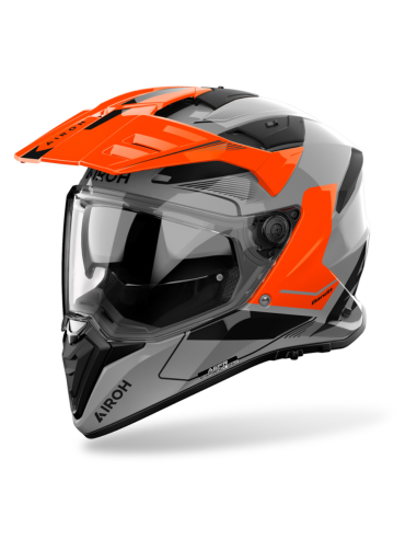 МОТОШЛЕМ ДЛЯ ПРИКЛЮЧЕНИЙ AIROH BANDIT TUNE ORANGE GLOSS