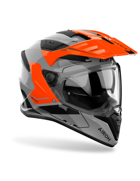 МОТОШЛЕМ ДЛЯ ПРИКЛЮЧЕНИЙ AIROH BANDIT TUNE ORANGE GLOSS