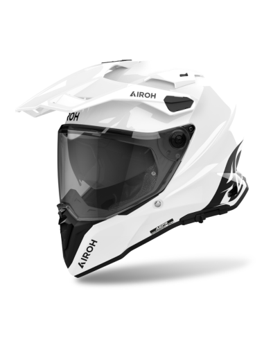 МОТОШЛЕМ ДЛЯ ПРИКЛЮЧЕНИЙ AIROH COMMANDER 2 WHITE GLOSS