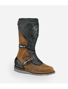 SIDI TRIAL ZERO 2.0 BROWN MOTO SHOES