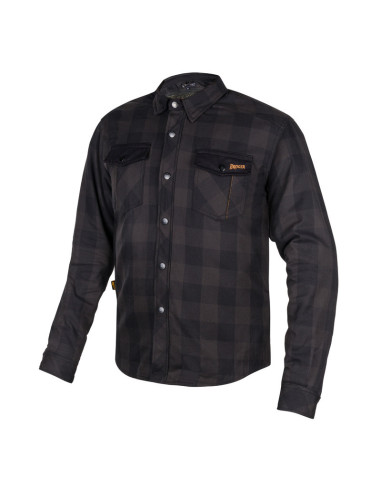 BROGER ALASKA BLACK/GREY MOTO MARŠKINIAI