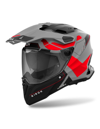 AIROH COMMANDER 2 REVEAL MILITARY GREEN MATT ADVENTURE MOTO SHALM
