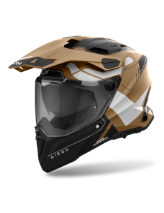 AIROH COMMANDER 2 REVEAL SAND MATT ADVENTURE MOTO HELMET