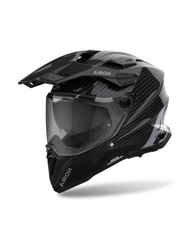 AIROH COMMANDER 2 CARBON GLOSS ADVENTURE MOTORCYCLE HELMET