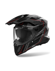 МОТОШЛЕМ ДЛЯ ПРИКЛЮЧЕНИЙ AIROH COMMANDER 2 CARBON GLOSS