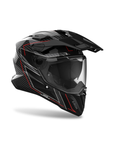 AIROH COMMANDER 2 CARBON GLOSS ADVENTURE MOTO CHILL