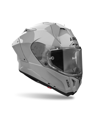 AIROH GP 800 CEMENT GREY GLOSS INDOOR MOTORCYCLE HELMET