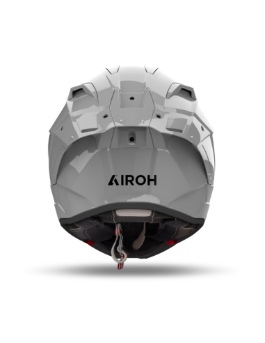 AIROH GP 800 CEMENT GREY GLOSS INDOOR MOTORCYCLE HELMET