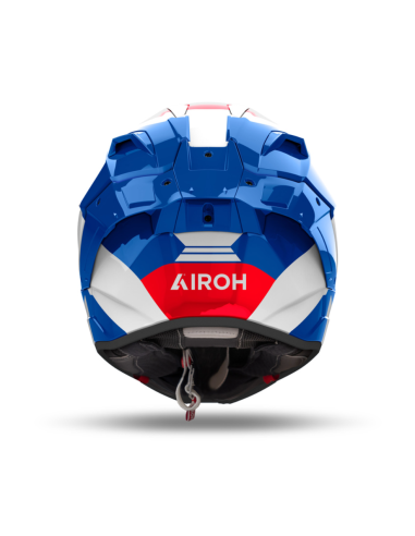 AIROH GP 800 COMPETITION BLUE/RED GLOSS INDOOR MOTO HELMET