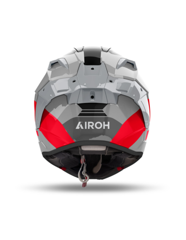 AIROH GP 800 COMPETITION RED GLOSS CLOSED MOTO HELMET