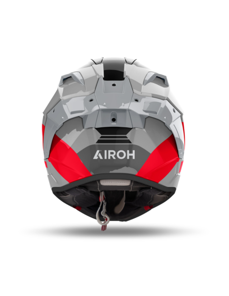 AIROH GP 800 COMPETITION RED GLOSS CLOSED MOTO HELMET