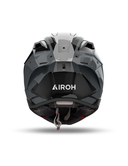AIROH GP 800 COMPETITION RED GLOSS CLOSED MOTOR COAL