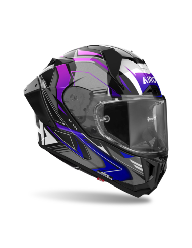 AIROH GP 800 HURRICANE GLOSS CLOSED MOTOR COAL