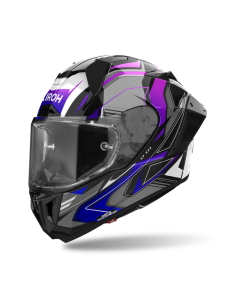 AIROH GP 800 MUST BLUE GLOSS CLOSED MOTO HELMET