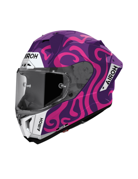 AIROH GP 800 SWAIN VIOLET GLOSS INDOOR MOTO HELMET