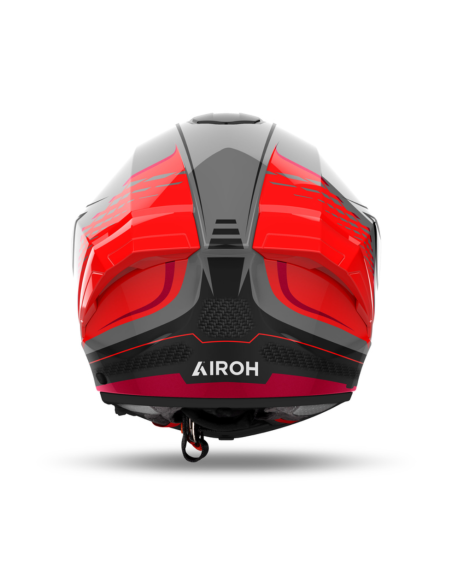 AIROH MATRYX ROCKET RED FLUO GLOSS INDOOR MOTO HELMET