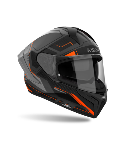 AIROH MATRYX ROCKET BLUE/RED GLOSS CLOSED MOTO FARM