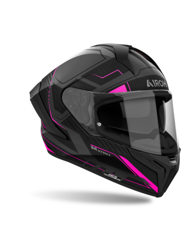 AIROH MATRYX ROCKET BLUE/RED GLOSS CLOSED MOTO FARM