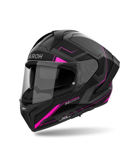 AIROH MATRYX ROCKET BLUE/RED GLOSS CLOSED MOTO FARM