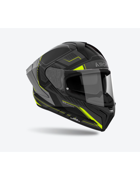 AIROH MATRYX ROCKET BLUE/RED GLOSS CLOSED MOTO FARM