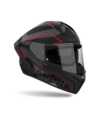 AIROH MATRYX SENTINEL RED MATT INDOOR MOTORCYCLE HELMET