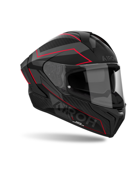 AIROH MATRYX SENTINEL BLUE MATT CLOSED MOTO SHIRT