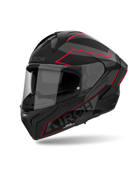 AIROH MATRYX SENTINEL RED MATT INDOOR MOTORCYCLE HELMET