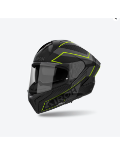 AIROH MATRYX SENTINEL YELLOW MATT INDOOR MOTORCYCLE HELMET