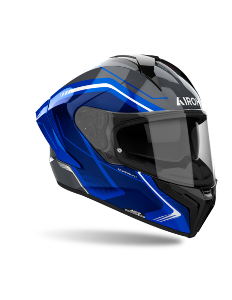 AIROH MATRYX REFLEX VIOLET GLOSS CLOSED MOTO COAT