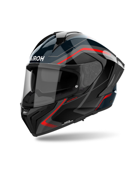 AIROH MATRYX WIDE BLUE GLOSS CLOSED MOTO FARM