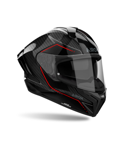 AIROH MATRYX CARBON STYLISH GLOSS CLOSED MOTORCYCLE HELMET