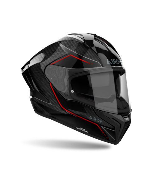 AIROH MATRYX CARBON STYLISH GLOSS CLOSED MOTORCYCLE HELMET