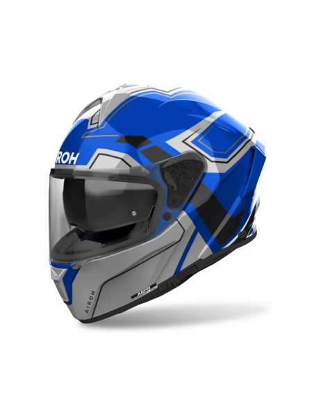 AIROH SPARK 2 DART BLUE GLOSS CLOSED MOTORCYCLE HELMET