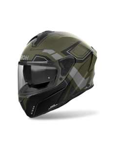 AIROH SPARK 2 DART MILITARY GREEN MATT INDOOR MOTO HELMET