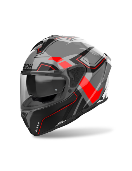 AIROH SPARK 2 DART BLUE/RED GLOSS CLOSED MOTO SHIRT
