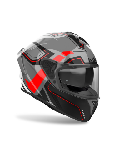 AIROH SPARK 2 DART RED GLOSS CLOSED MOTO HELMET