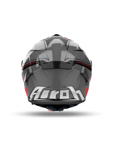 AIROH SPARK 2 DART RED GLOSS CLOSED MOTO HELMET