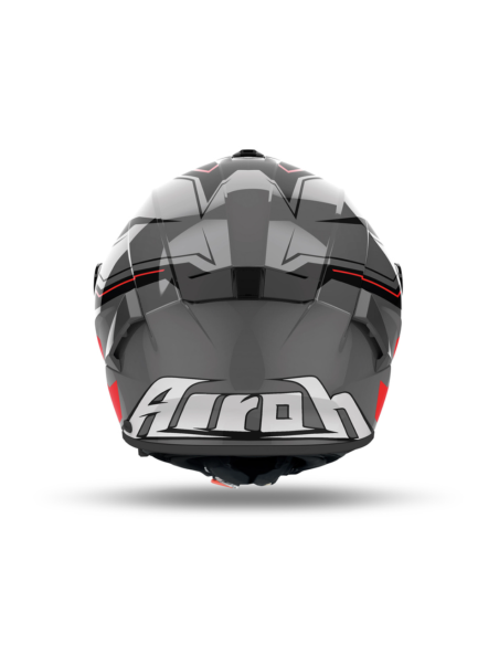 AIROH SPARK 2 DART RED GLOSS CLOSED MOTO HELMET