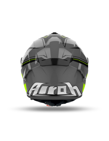 AIROH SPARK 2 DART YELLOW GLOSS CLOSED MOTORCYCLE HELMET