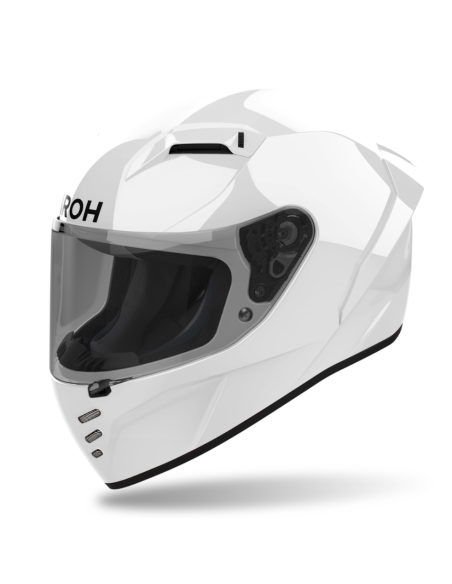AIROH CONNOR WHITE GLOSS INDOOR MOTORCYCLE HELMET