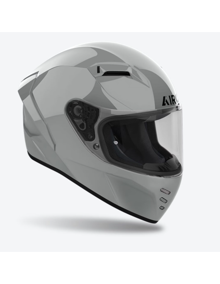 AIROH CONNOR CEMENT GREY GLOSS INDOOR MOTORCYCLE HELMET