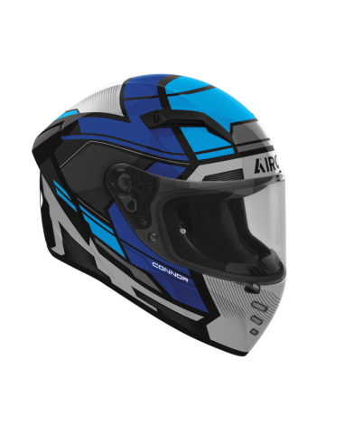 ЗАКРЫТЫЙ МОТОЦИКЛЕТНЫЙ ШЛЕМ AIROH CONNOR EGO BLUE GLOSS
