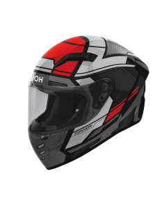 AIROH CONNOR EGO RED GLOSS CLOSED MOTO HELMET