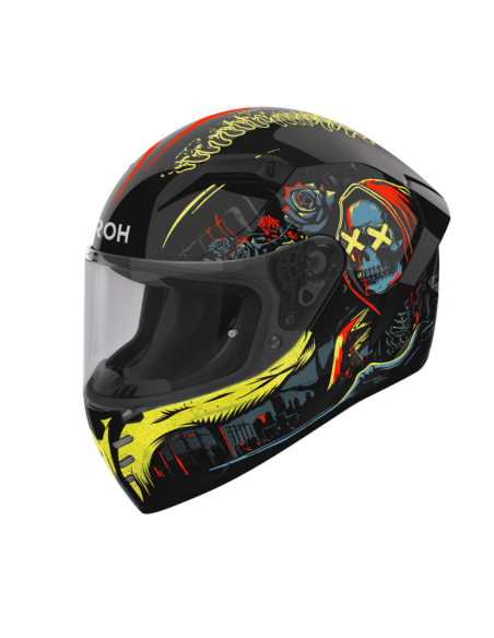 AIROH CONNOR DOUBLE FACE GLOSS CLOSED MOTO HELMET