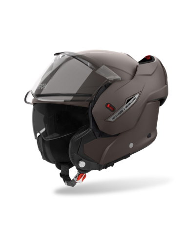 AIROH MATHISSE II COLOUR BRONZE MATT FLIP-UP MOTO HELMET